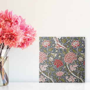 Cray Textile Floral William Morris Fliese