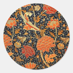 Cray von William Morris Runder Aufkleber