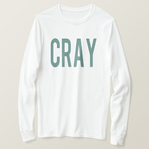 Cray White LS T-Shirt Grün