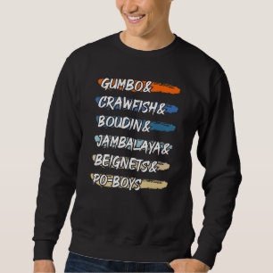 Crayfish Cajun Boil Nola Season Louisiana Sweatshirt