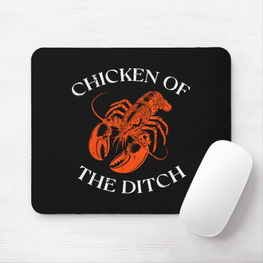Crayfish Chicken Of The Ditch Crawfish Cajun Men W Mousepad (Mit Mouse)