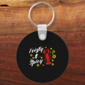 Crayfish Feisty And Scy Lemons Crawfish Women Men Schlüsselanhänger (Vorderseite)