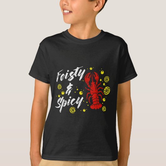Crayfish Feisty And Scy Lemons Crawfish Women Men  T-Shirt (Vorderseite)