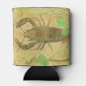 Crayfish Wasserfarbe Dosenkühler (Rückseite)
