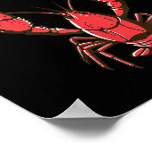 Crayfish Whos Your Crawdaddy Funny Crawfish Crawda Poster (Ecke)