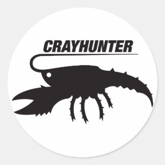 Crayhunter Runder Aufkleber