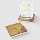 Crayola Jasper Steinuntersetzer (Seitenansicht)