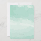 Crayola Rainbow Abschluss Einladung (Rückseite)