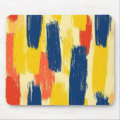 Crayon and Butterfly Flowers Mousepad (Vorne)