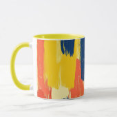 Crayon and Butterfly Flowers   Tasse (Links)