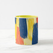 Crayon and Butterfly Flowers   Tasse (Zentrum)