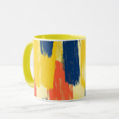 Crayon and Butterfly Flowers   Tasse (Vorderseite Links)