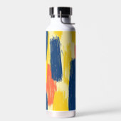 Crayon and Butterfly Flowers Trinkflasche (Links)