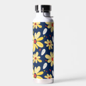 Crayon and Butterfly Flowers Trinkflasche (Links)