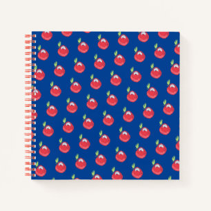 Crayon Apple Pattern Notizblock