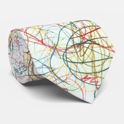 Crayon Art Krawatte (Gerollt)