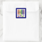 Crayon Artist Niedlich Sticker (Tasche)