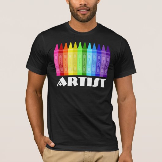 Crayon Artist T-Shirt (Vorderseite)
