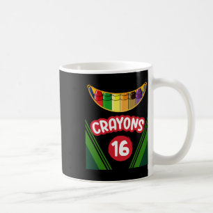 Crayon Box Fun Teacher Student Crayon Squad Hallow Kaffeetasse
