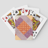 Crayon Box Patchwork Print Playing Cards Spielkarten (Rückseite)
