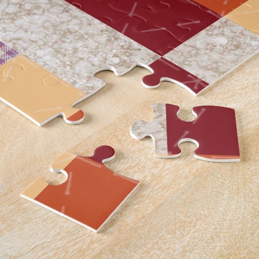 Crayon Box Patchwork Print Puzzle (Seite)