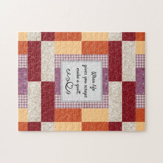Crayon Box Patchwork Print Puzzle (Horizontal)