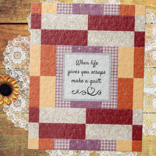 Crayon Box Patchwork Print Puzzle