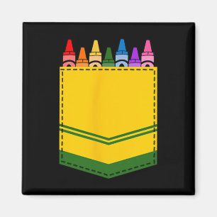 Crayon Box Pocket Teacher Geschenkartikel Magnet