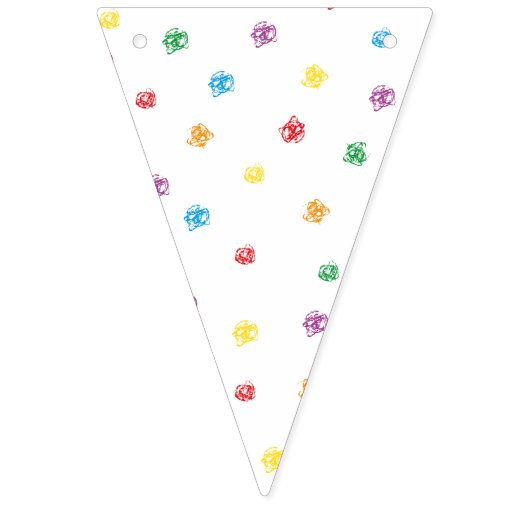 Crayon bunting wimpelkette (Zweite Fahne)