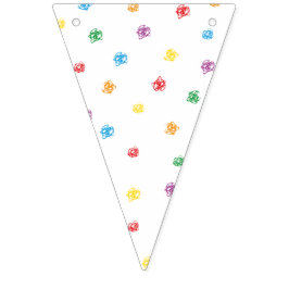 Crayon bunting wimpelkette