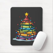 Crayon Christmas Tree Lehrer Student Xmas Mousepad (Mit Mouse)