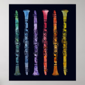 Crayon Clarinets Poster (Vorne)