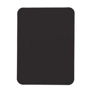 Crayon Color Black Flexible Foto Magnet