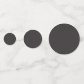 Crayon Color Black Table Confetti Konfetti (Vorderseiten)