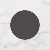 Crayon Color Black Table Confetti Konfetti (Klein Vorderseite)