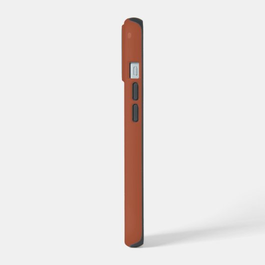 Crayon Color Brown iPhone 15 Fall Hülle (Linke Seite)