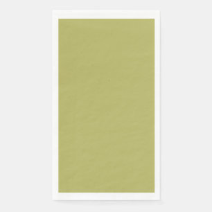 Crayon Color Olive Green Gasttuch Napkin Serviette