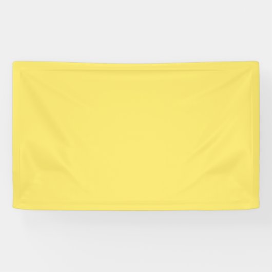 Crayon Color Yellow Banner (Horizontal)