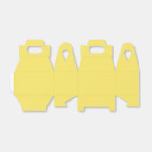 Crayon Color Yellow Gable Favor Box Geschenkschachtel (Ungefaltet)