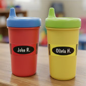 Crayon Colorful School Teacher Student Name Etiketten