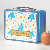 Crayon Cookie Monster Cookie Pattern Metall Brotdose (Beispiel)