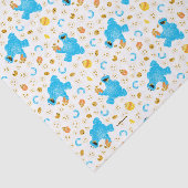 Crayon Cookie Monster Cookie Pattern Seidenpapier (Ausschnitt)