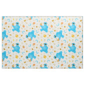 Crayon Cookie Monster Cookie Pattern Stoff (Fat Quarter (45,7 x 55,9 cm))