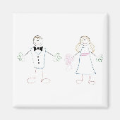 Crayon Couple Magnet (Vorne)