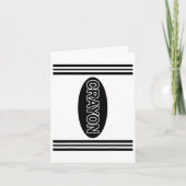 Crayon Crayon Matching Halloween Costume Couple Gr Karte (Vorderseite)