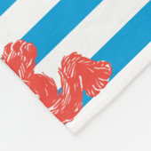 Crayon Elmo Stripe Muster Fleecedecke (Ecke)