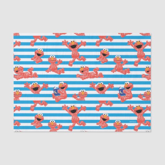 Crayon Elmo Stripe Muster Seidenpapier (Vorderseite)