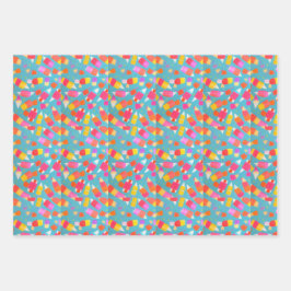 Crayon Explosion Geschenkpapier Set