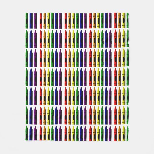 Crayon Fleecedecke (Vorderseite)