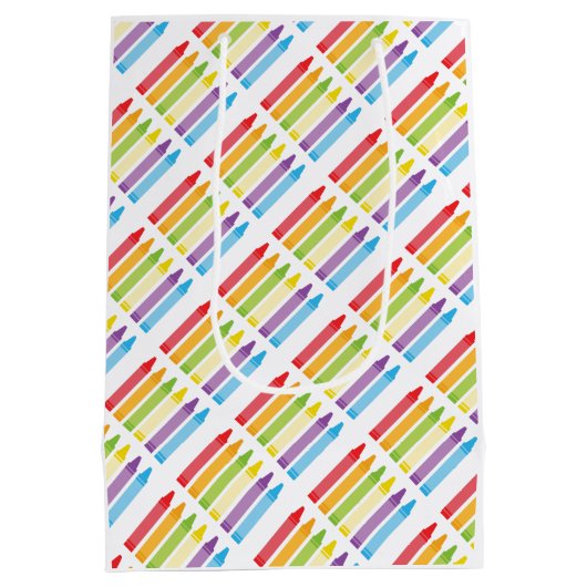 Crayon Gift Bag Mittlere Geschenktüte (Rückseite)